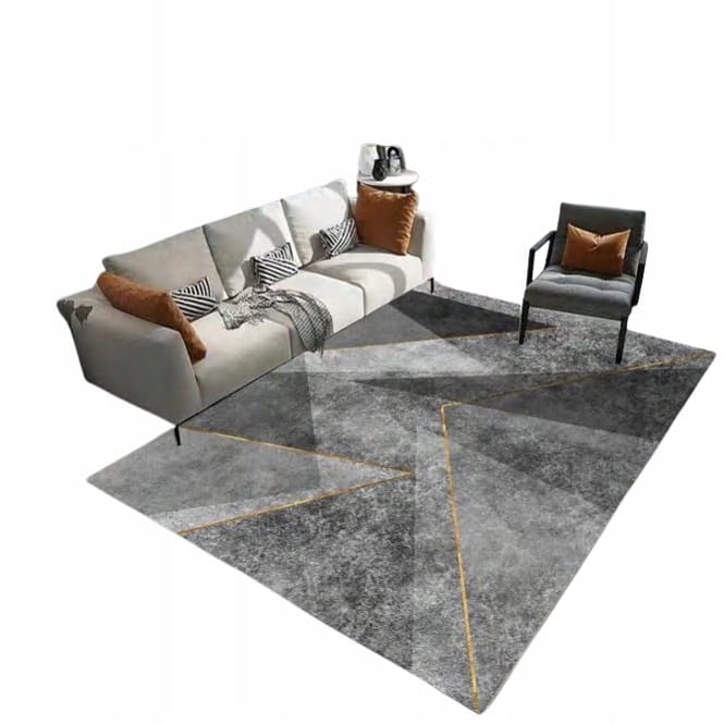 Dywan Nowoczesny do Salonu Efekt 3D Trójkąty 200x300 cm-1.jpg
