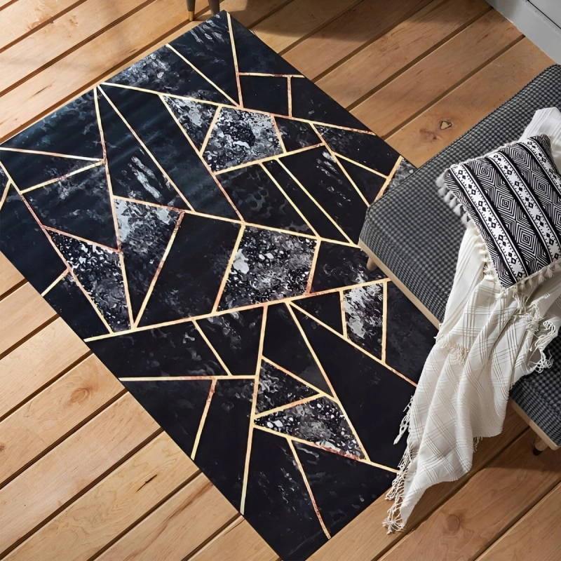 Dywan Nowoczesny do Salonu Efekt 3D Trójkąty 200x300 cm-4.jpg