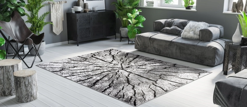 Dywan Nowoczesny do Salonu Efekt 3D Pień Drzewa 180x250 cm-5.jpg