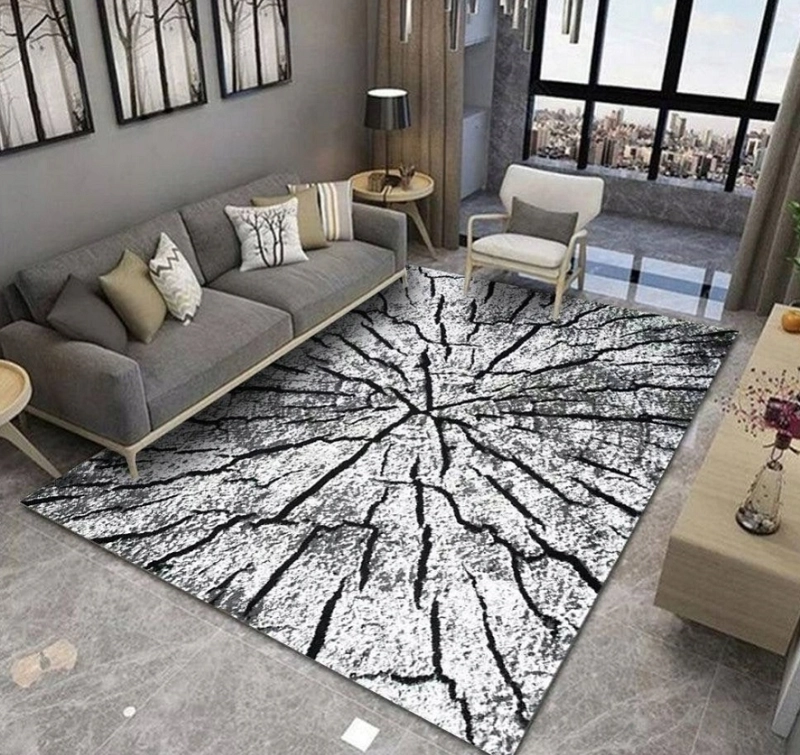 Dywan Nowoczesny do Salonu Efekt 3D Pień Drzewa 180x250 cm-6.jpg